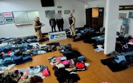Hallaron un cargamento de ropa valuado en $52 millones cerca del río Uruguay en Entre Ríos