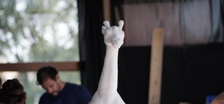 Presentan los trabajos del Taller de Tallado en Telgopor en el Museo del Carnaval