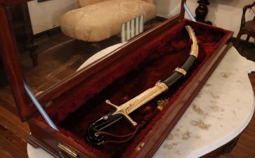 El sable corvo de San Martín, patrimonio del Museo Casa de Haedo