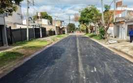 El Gobierno finalizó otro tramo dentro del plan de asfaltado de 150 cuadras en el casco céntrico