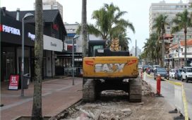 Punta del Este inicia el ensanche de la avenida Gorlero y suma más lugares de estacionamiento
