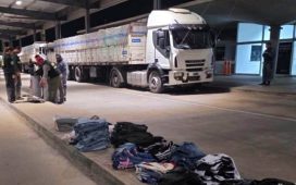 Contrabando y fraude marcario: detuvieron a dos transportistas en puente internacional