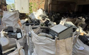 Se recolectaron 35 bolsones de residuos electrónicos para su reciclado