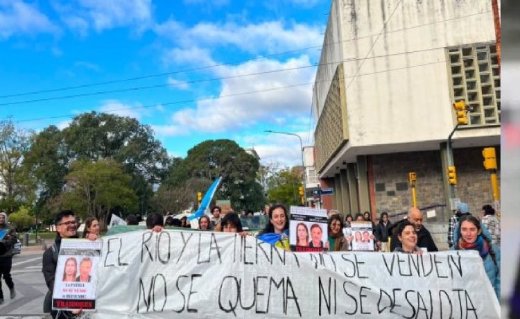 Burgos: “Volvamos a frenar en las calles la entrega de nuestros territorios y ríos”