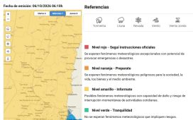 Emiten un Alerta por tormentas para Entre Ríos
