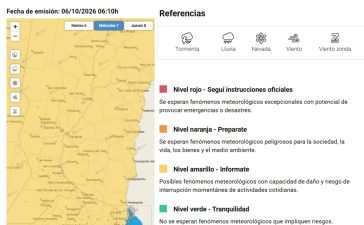 Emiten un Alerta por tormentas para Entre Ríos