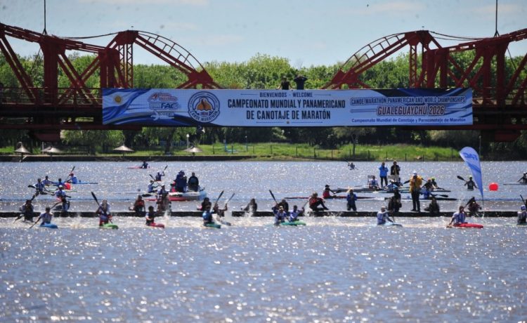 Comenzaron las competencias del Mundial de Canotaje Maratón Gualeguaychú 2026