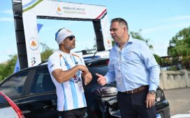 El intendente Davico acompañó la primera jornada del Mundial de Canotaje Gualeguaychú 2026