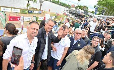 Davico y Scioli destacaron el impacto del Mundial de Canotaje en Gualeguaychú