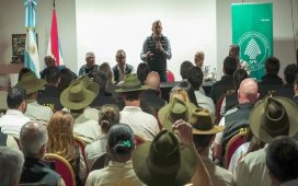 Frigerio y Scioli encabezaron el encuentro de intendentes de los Parques Nacionales de Argentina en El Palmar