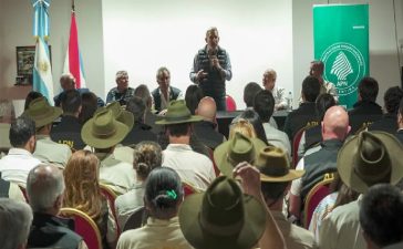 Frigerio y Scioli encabezaron el encuentro de intendentes de los Parques Nacionales de Argentina en El Palmar