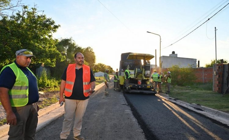 Se asfaltó el tercer consorcio vecinal en la zona oeste de Gualeguaychú