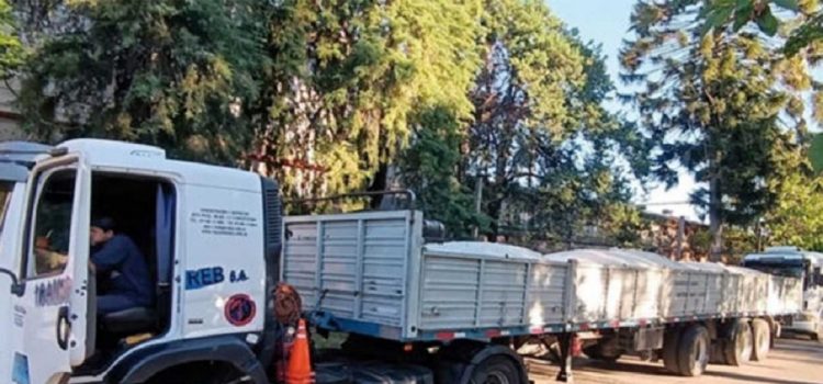 Paysandú recibe miles de toneladas de azúcar crudo en camiones que vienen desde Tucumán