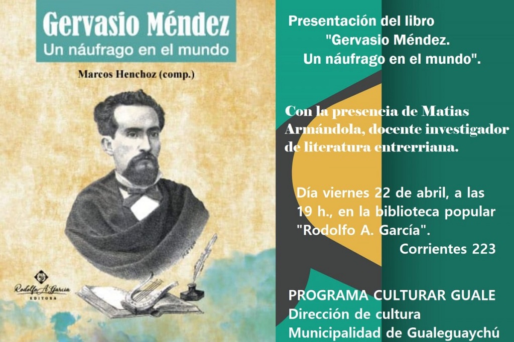 Se presenta el libro "Gervasio Méndez, un náufrago en el mundo"