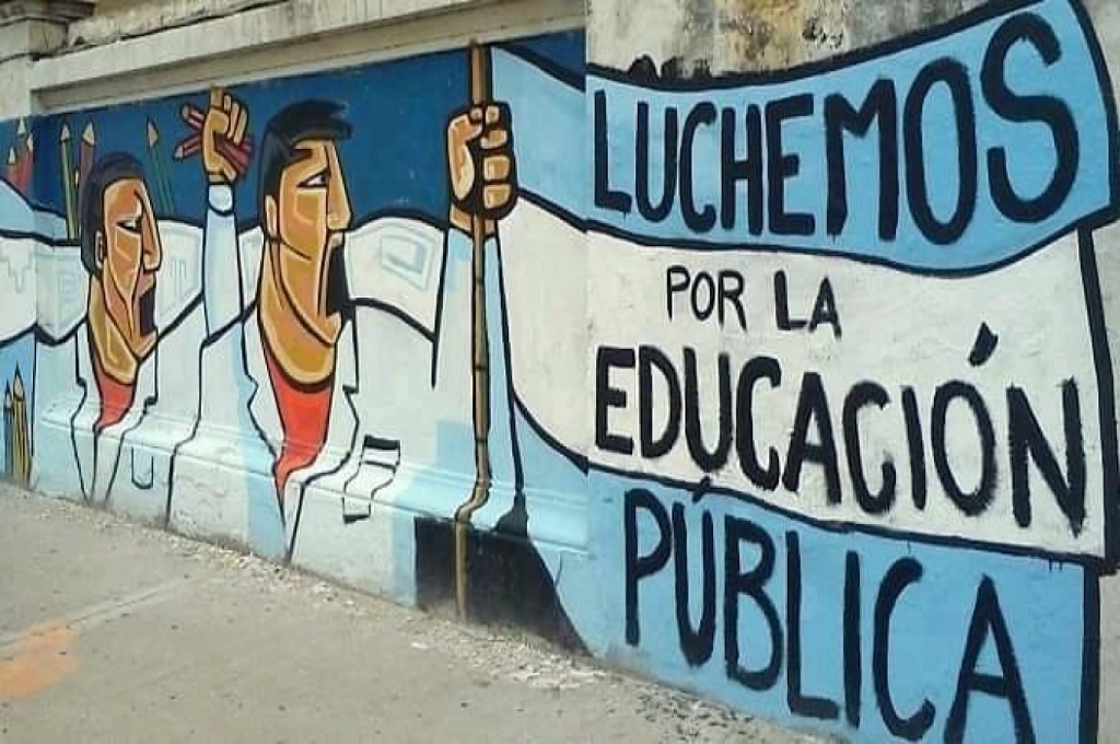 Oposición en sindicatos docentes lanzan jornada nacional de lucha en Argentina