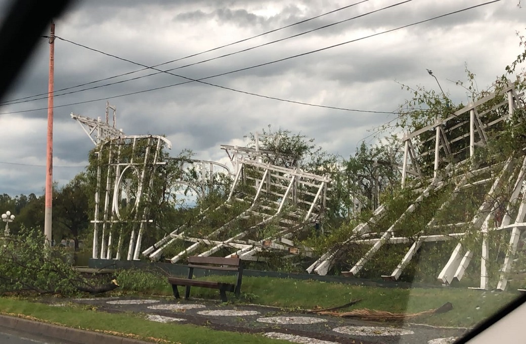 Temporal y fuertes vientos