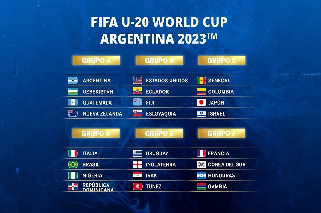 Mundial Sub 20: así quedaron los grupos de Argentina y de Uruguay