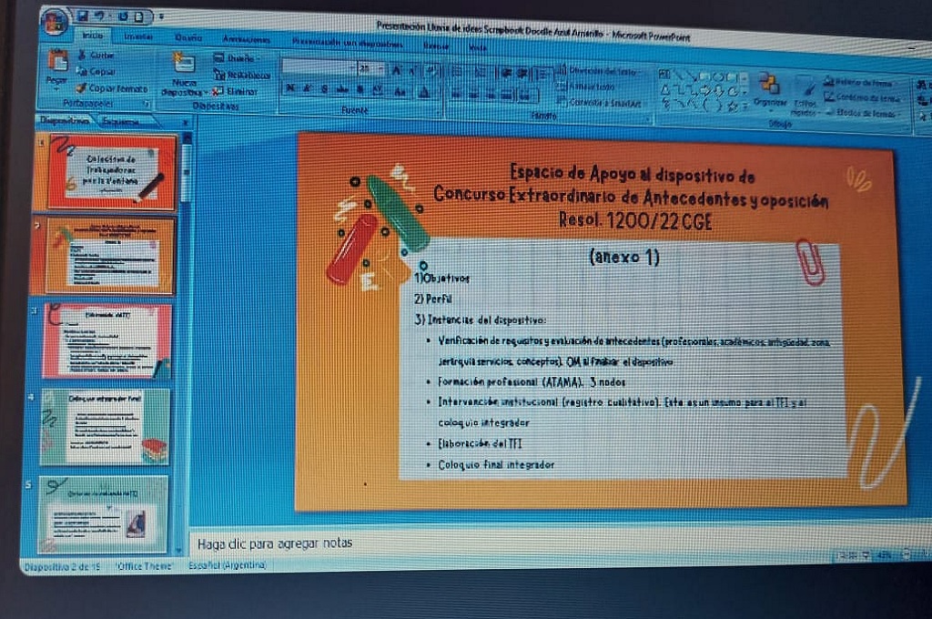 Colectivo de Trabajadores por la Ventana acompañando al docente entrerriano en los concursos