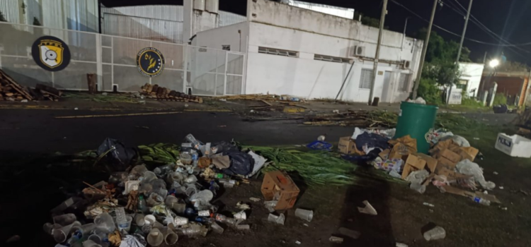 Se retiraron 22 camiones de residuos tras el festejo patrio