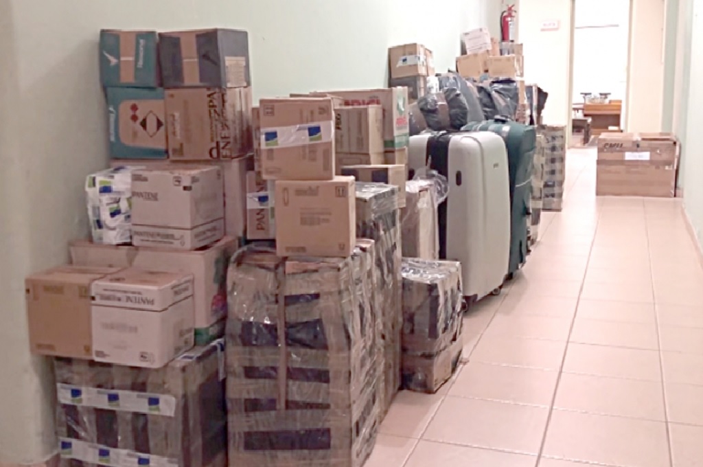 Incautaron Voluminoso Contrabando Ayer en el Puente Internacional