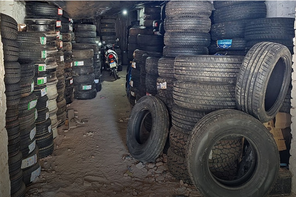 Concepción del Uruguay: incautaron neumáticos por $44,3 millones