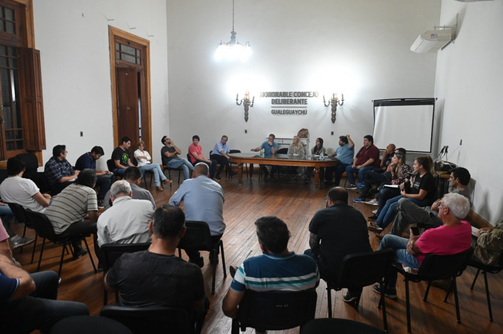 El Comité de Crisis evaluó la situación de la ciudad tras la crecida del río