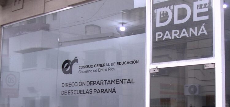 Rechazo al traslado de la Dirección Departamental de Escuelas de Paraná a la Escuela Hogar