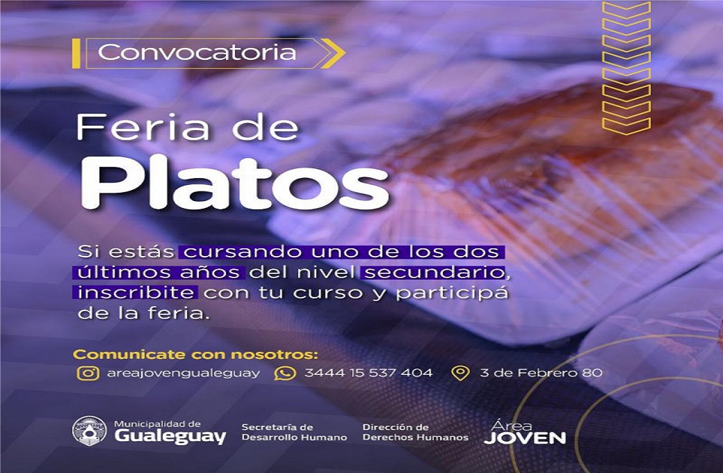 Feria Joven 2022 en Gualeguay para estudiantes secundarios