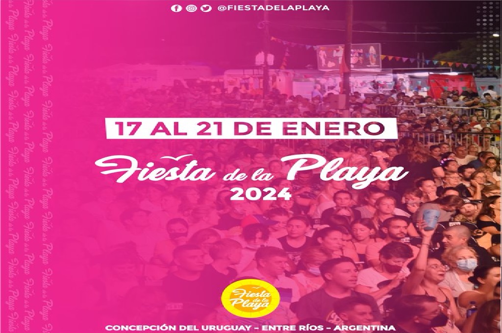 Definieron la fecha para la Fiesta Nacional de la Playa de Río 2024