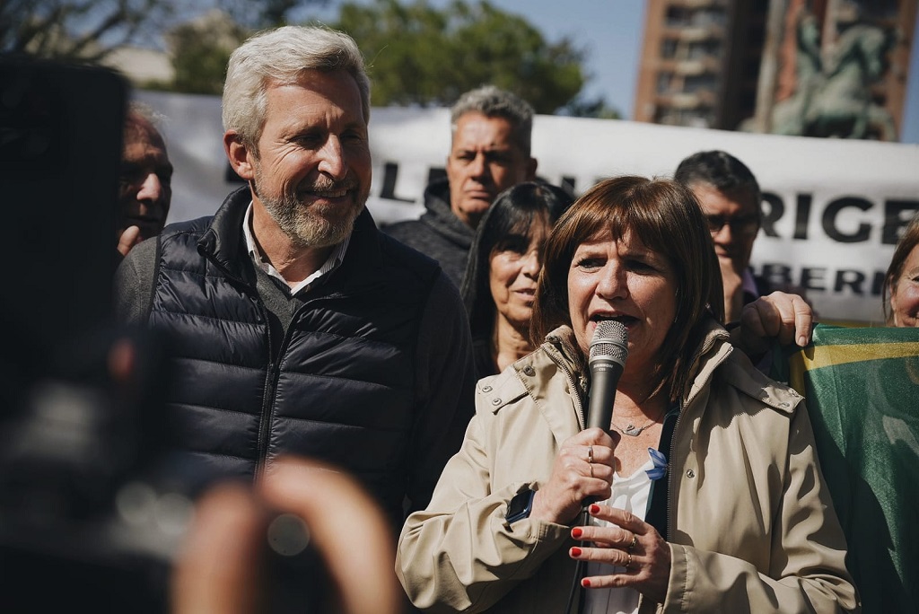 Rogelio Frigerio y Patricia Bullrich compartieron acto en Victoria