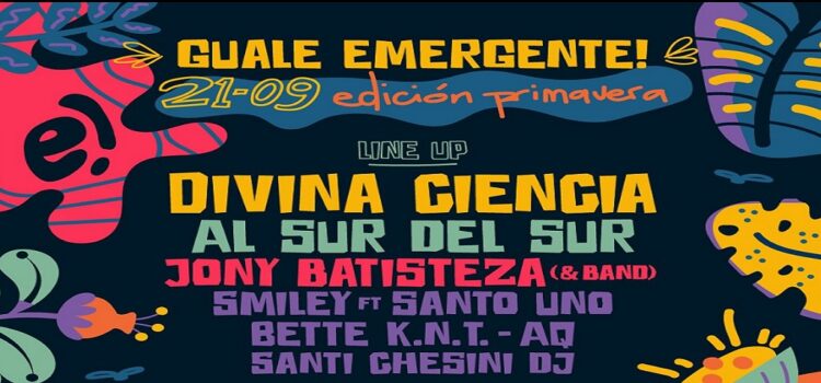 Vuelve Guale Emergente. Música, arte, emprendedores y gastronomía en el Teatro del Puerto