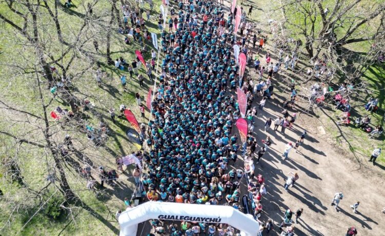 Gualeguaychú Corre volvió a reunir a docenas de familias en el Parque Unzué