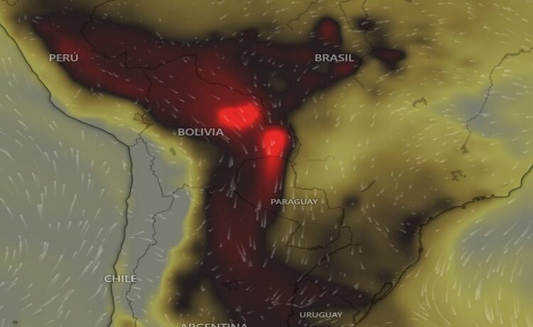 Incendios forestales: el SMN emitió una alerta por corredor de humo