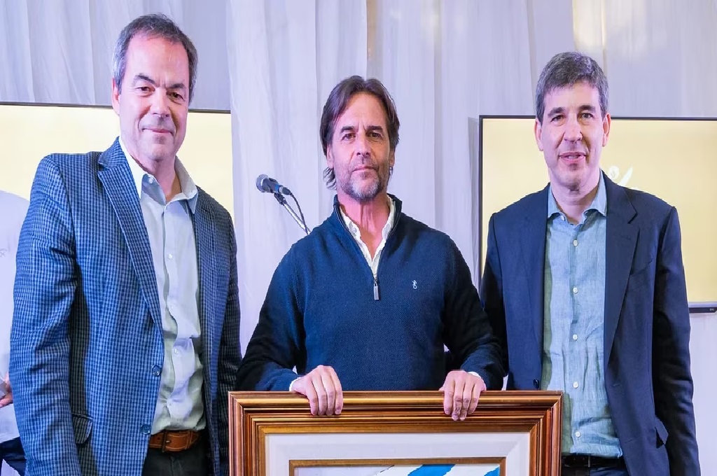 Luis Lacalle Pou visitó Sunchales invitado por el Grupo Sancor Seguros
