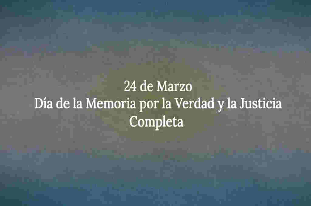 El Gobierno argentino publicó un spot con su versión sobre el 24 de marzo