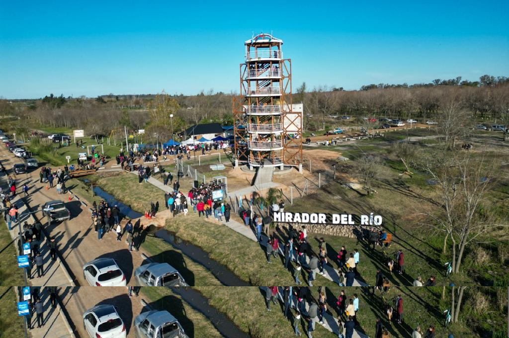Martín Piaggio inauguró el nuevo Paseo de la Península