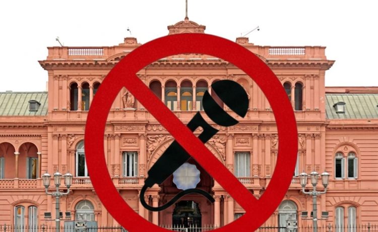 Periodismo sin periodistas en la Casa Rosada