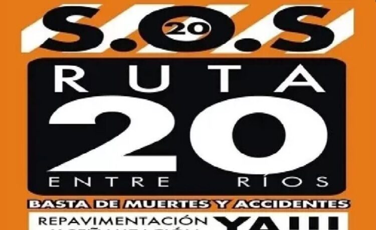 Vecinos S.O.S. RUTA 20 y un nuevo reclamo a Vialidad Provincial por la seguridad de todos
