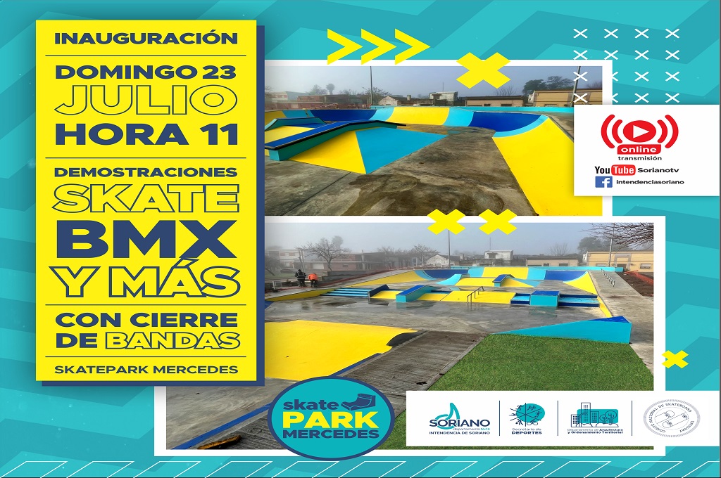 Se inaugura Skate Park Mercedes